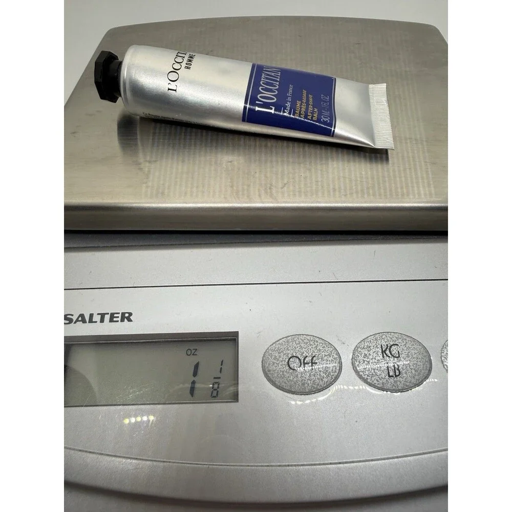 L'Occitane Homme After‎ Shave Balm 2.5oz Amande Hand Cream 0.3oz Set of 2 New